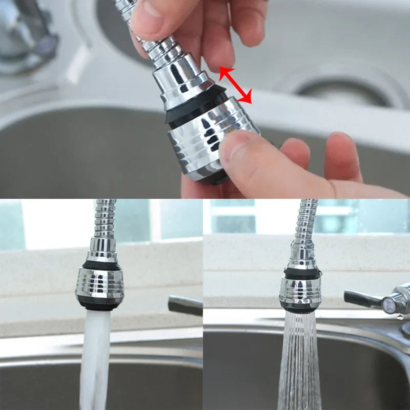 1/2pcs Kitchen Gadgets 360 Rotatable Bubbler High Pressure Faucet Extender Water Saving Bathroom Kitchen Accessories Supplies